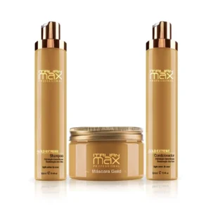 Italian Max Kit Gold Extreme Shampoo + Acondicionador 300 ml. + Máscara 200 gr