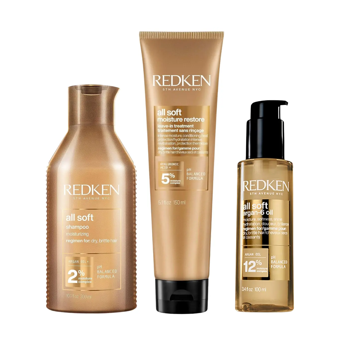 Kit de Cuidado Profesional Redken All Soft